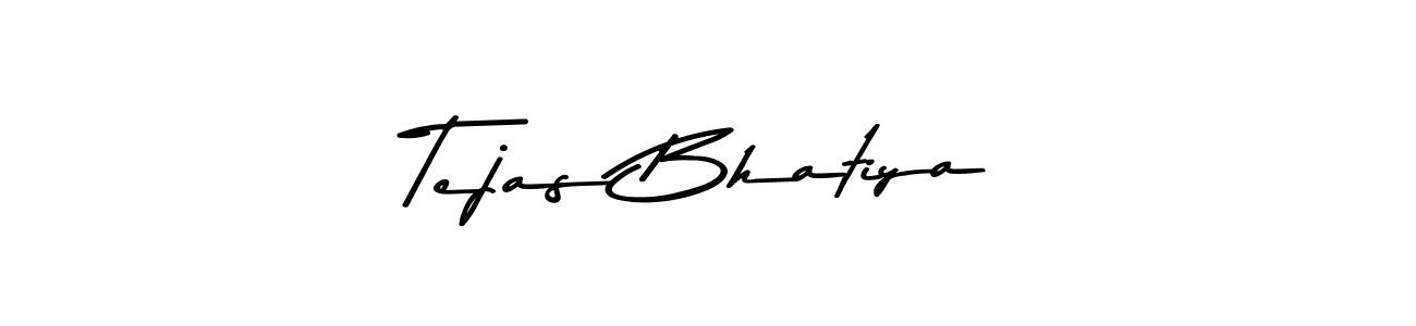 Similarly Asem Kandis PERSONAL USE is the best handwritten signature design. Signature creator online .You can use it as an online autograph creator for name Tejas Bhatiya. Tejas Bhatiya signature style 9 images and pictures png