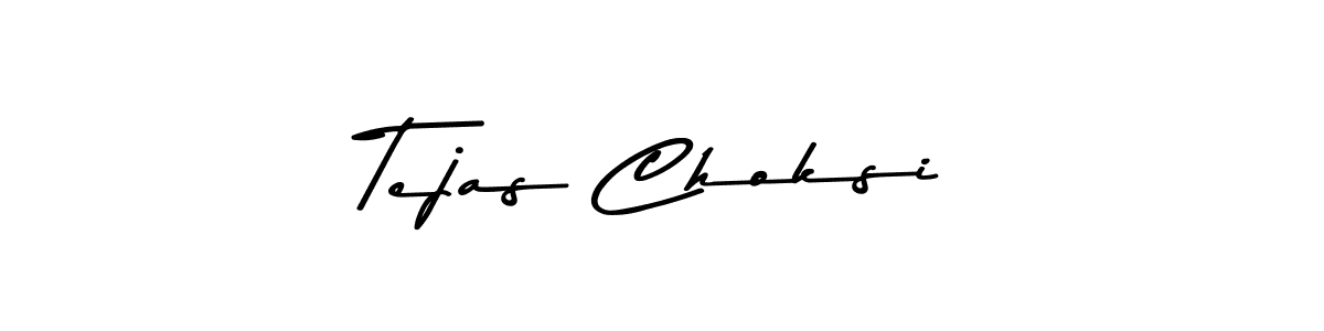 Use a signature maker to create a handwritten signature online. With this signature software, you can design (Asem Kandis PERSONAL USE) your own signature for name Tejas Choksi. Tejas Choksi signature style 9 images and pictures png