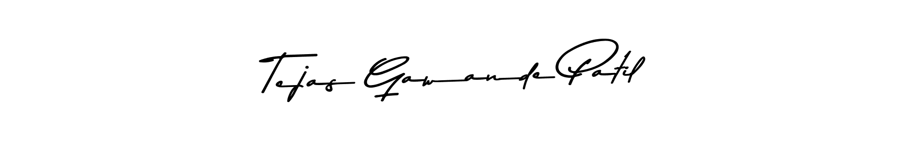 Design your own signature with our free online signature maker. With this signature software, you can create a handwritten (Asem Kandis PERSONAL USE) signature for name Tejas Gawande Patil. Tejas Gawande Patil signature style 9 images and pictures png