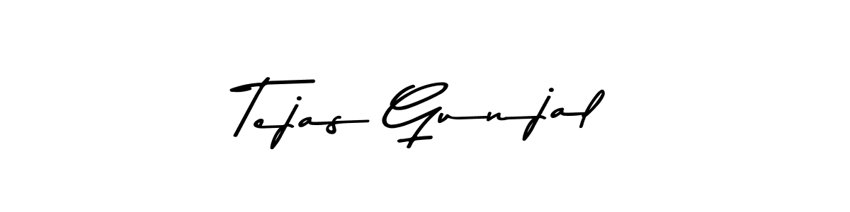 Make a short Tejas Gunjal signature style. Manage your documents anywhere anytime using Asem Kandis PERSONAL USE. Create and add eSignatures, submit forms, share and send files easily. Tejas Gunjal signature style 9 images and pictures png