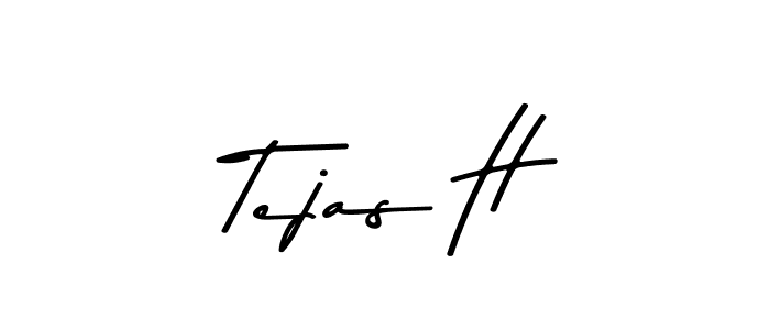 You should practise on your own different ways (Asem Kandis PERSONAL USE) to write your name (Tejas H) in signature. don't let someone else do it for you. Tejas H signature style 9 images and pictures png