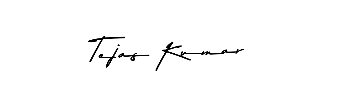 Make a beautiful signature design for name Tejas Kumar. With this signature (Asem Kandis PERSONAL USE) style, you can create a handwritten signature for free. Tejas Kumar signature style 9 images and pictures png