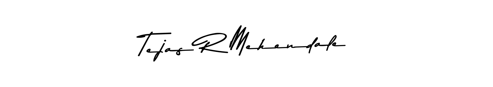 if you are searching for the best signature style for your name Tejas R Mehendale. so please give up your signature search. here we have designed multiple signature styles  using Asem Kandis PERSONAL USE. Tejas R Mehendale signature style 9 images and pictures png