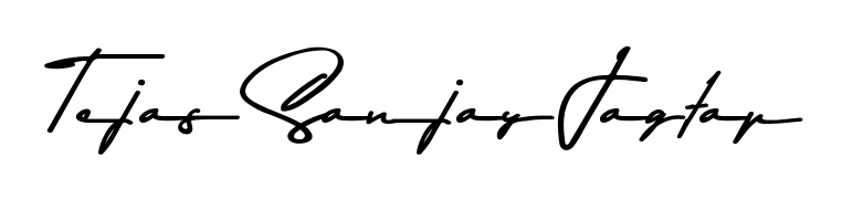 The best way (Asem Kandis PERSONAL USE) to make a short signature is to pick only two or three words in your name. For converting this name Tejas Sanjay Jagtap. Tejas Sanjay Jagtap signature style 9 images and pictures png
