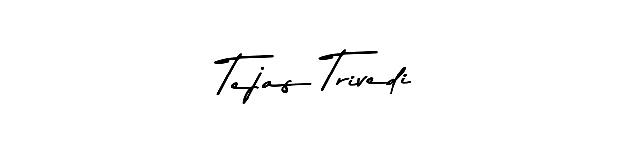 Asem Kandis PERSONAL USE is a professional signature style that is perfect for those who want to add a touch of class to their signature. It is also a great choice for those who want to make their signature more unique. Get Tejas Trivedi name to fancy signature for free. Tejas Trivedi signature style 9 images and pictures png