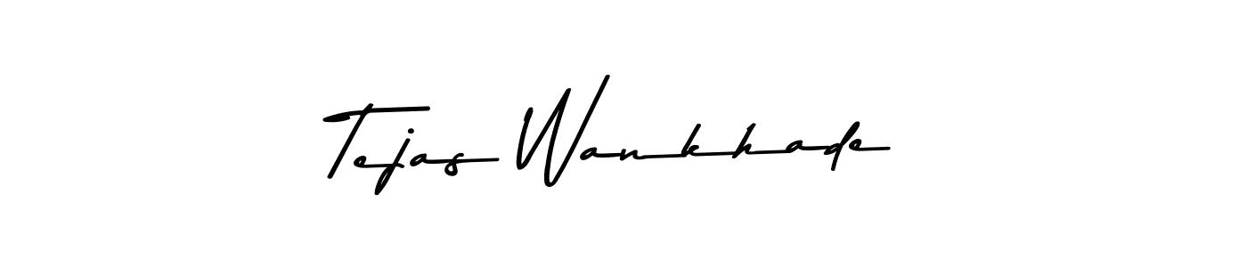 Tejas Wankhade stylish signature style. Best Handwritten Sign (Asem Kandis PERSONAL USE) for my name. Handwritten Signature Collection Ideas for my name Tejas Wankhade. Tejas Wankhade signature style 9 images and pictures png