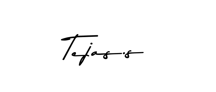 Create a beautiful signature design for name Tejas.s. With this signature (Asem Kandis PERSONAL USE) fonts, you can make a handwritten signature for free. Tejas.s signature style 9 images and pictures png