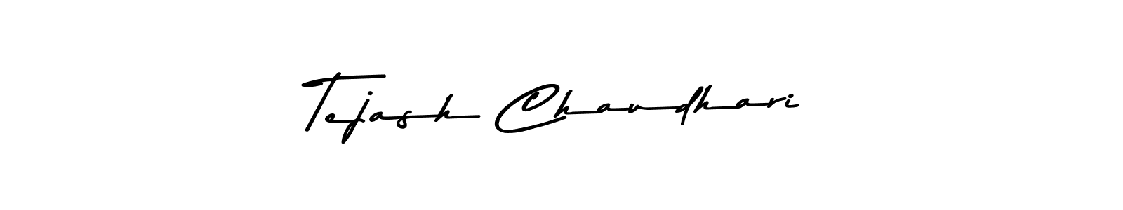Make a beautiful signature design for name Tejash Chaudhari. With this signature (Asem Kandis PERSONAL USE) style, you can create a handwritten signature for free. Tejash Chaudhari signature style 9 images and pictures png