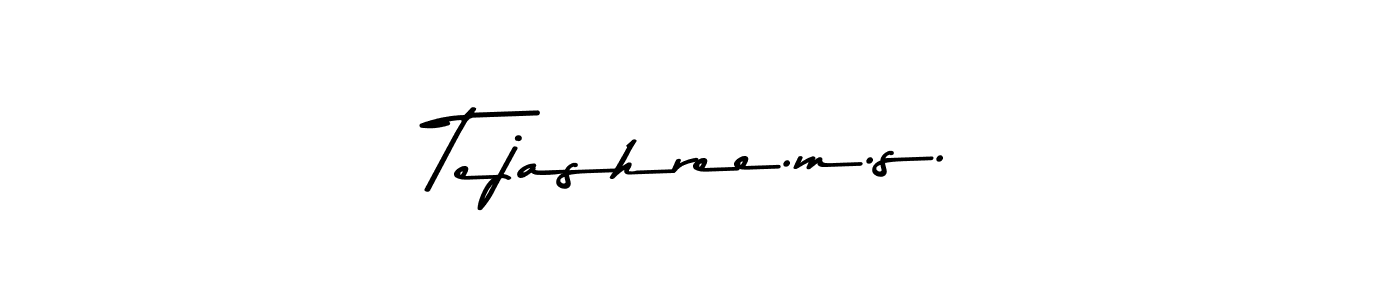 You can use this online signature creator to create a handwritten signature for the name Tejashree.m.s.. This is the best online autograph maker. Tejashree.m.s. signature style 9 images and pictures png