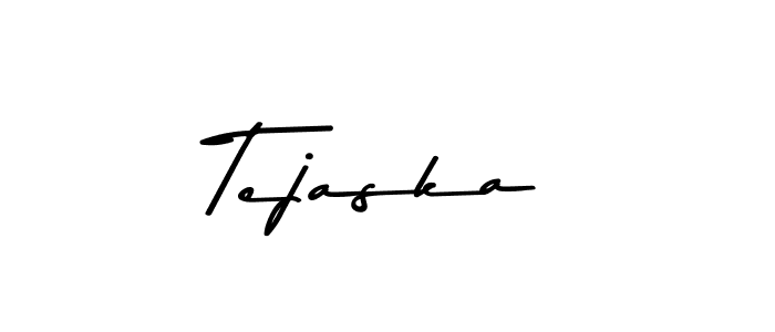 Make a beautiful signature design for name Tejaska. With this signature (Asem Kandis PERSONAL USE) style, you can create a handwritten signature for free. Tejaska signature style 9 images and pictures png