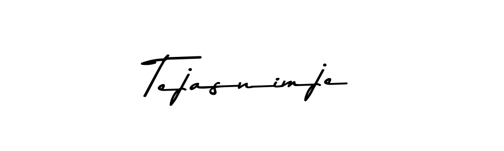 This is the best signature style for the Tejasnimje name. Also you like these signature font (Asem Kandis PERSONAL USE). Mix name signature. Tejasnimje signature style 9 images and pictures png