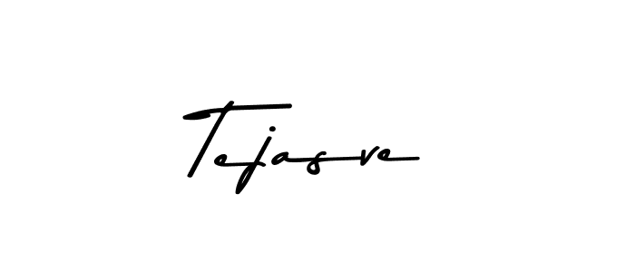 Make a beautiful signature design for name Tejasve. With this signature (Asem Kandis PERSONAL USE) style, you can create a handwritten signature for free. Tejasve signature style 9 images and pictures png