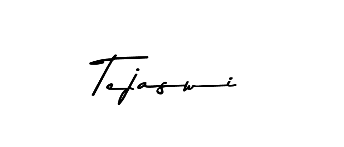 How to make Tejaswi name signature. Use Asem Kandis PERSONAL USE style for creating short signs online. This is the latest handwritten sign. Tejaswi signature style 9 images and pictures png