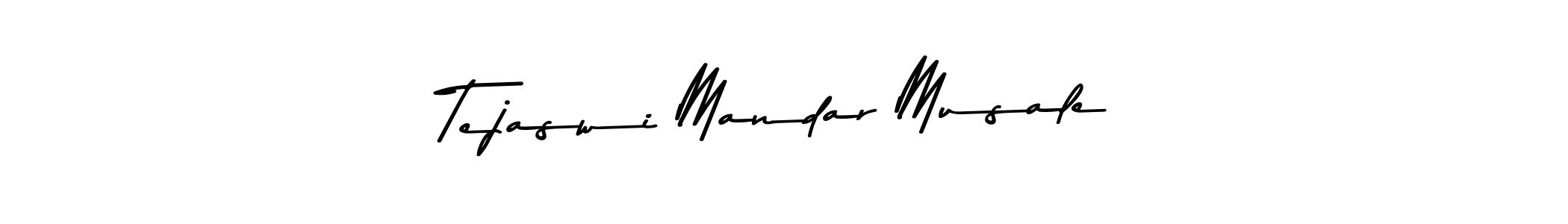 if you are searching for the best signature style for your name Tejaswi Mandar Musale. so please give up your signature search. here we have designed multiple signature styles  using Asem Kandis PERSONAL USE. Tejaswi Mandar Musale signature style 9 images and pictures png