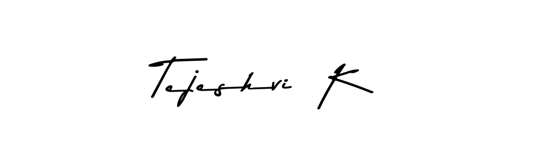 You can use this online signature creator to create a handwritten signature for the name Tejeshvi  K. This is the best online autograph maker. Tejeshvi  K signature style 9 images and pictures png
