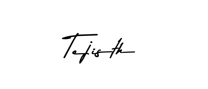 The best way (Asem Kandis PERSONAL USE) to make a short signature is to pick only two or three words in your name. The name Tejisth include a total of six letters. For converting this name. Tejisth signature style 9 images and pictures png