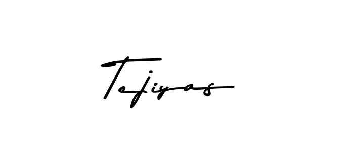 Use a signature maker to create a handwritten signature online. With this signature software, you can design (Asem Kandis PERSONAL USE) your own signature for name Tejiyas. Tejiyas signature style 9 images and pictures png