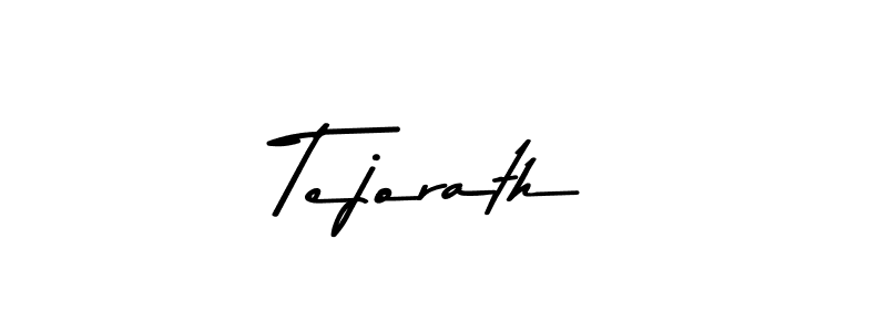 How to make Tejorath name signature. Use Asem Kandis PERSONAL USE style for creating short signs online. This is the latest handwritten sign. Tejorath signature style 9 images and pictures png