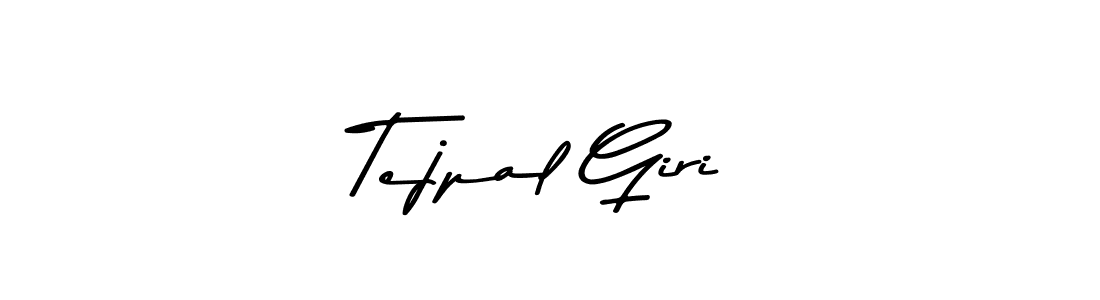 Tejpal Giri stylish signature style. Best Handwritten Sign (Asem Kandis PERSONAL USE) for my name. Handwritten Signature Collection Ideas for my name Tejpal Giri. Tejpal Giri signature style 9 images and pictures png