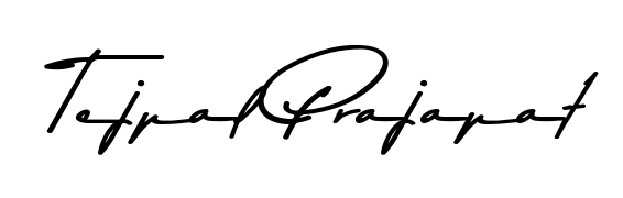 Personalize your online presence with Tejpal Prajapat signature rendered in elegant Asem Kandis PERSONAL USE font. Great for website footers and blogs. Tejpal Prajapat signature style 9 images and pictures png
