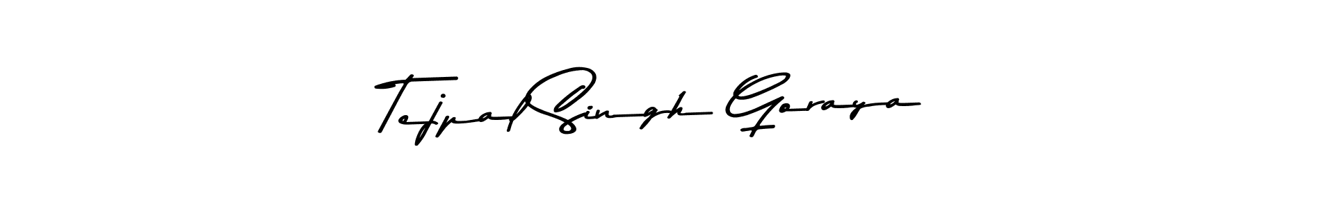 This is the best signature style for the Tejpal Singh Goraya name. Also you like these signature font (Asem Kandis PERSONAL USE). Mix name signature. Tejpal Singh Goraya signature style 9 images and pictures png