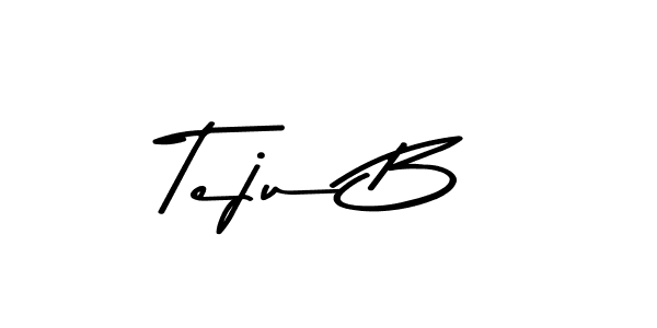 Design your own signature with our free online signature maker. With this signature software, you can create a handwritten (Asem Kandis PERSONAL USE) signature for name Teju B. Teju B signature style 9 images and pictures png