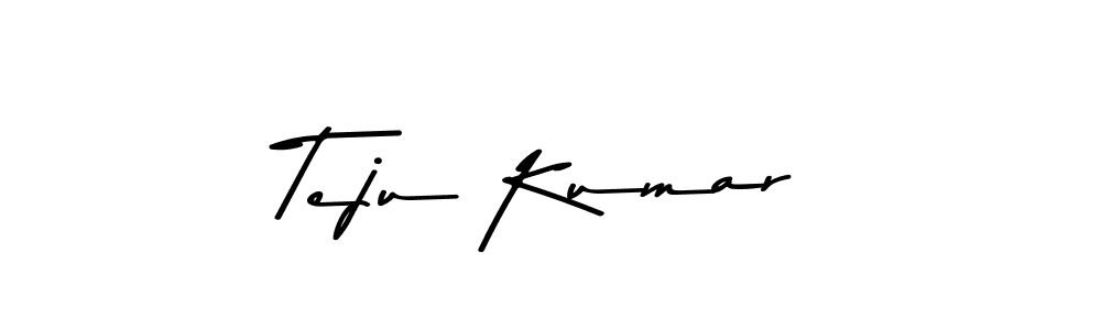 Use a signature maker to create a handwritten signature online. With this signature software, you can design (Asem Kandis PERSONAL USE) your own signature for name Teju Kumar. Teju Kumar signature style 9 images and pictures png