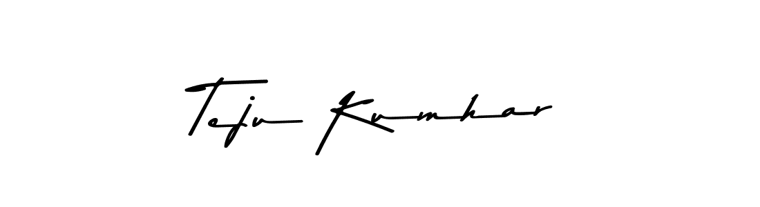 Make a beautiful signature design for name Teju Kumhar. Use this online signature maker to create a handwritten signature for free. Teju Kumhar signature style 9 images and pictures png