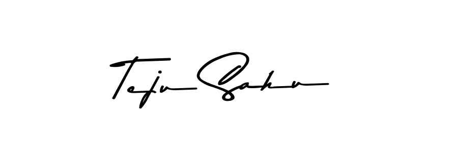 Make a beautiful signature design for name Teju Sahu. Use this online signature maker to create a handwritten signature for free. Teju Sahu signature style 9 images and pictures png