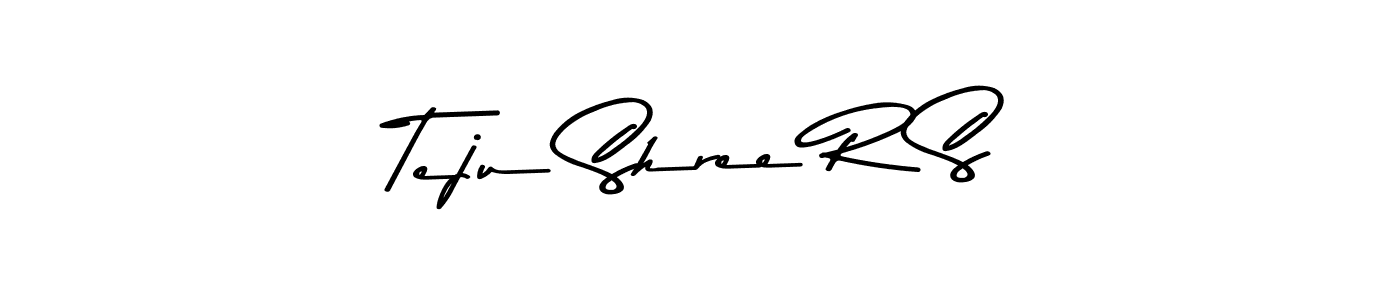 How to make Teju Shree R S signature? Asem Kandis PERSONAL USE is a professional autograph style. Create handwritten signature for Teju Shree R S name. Teju Shree R S signature style 9 images and pictures png
