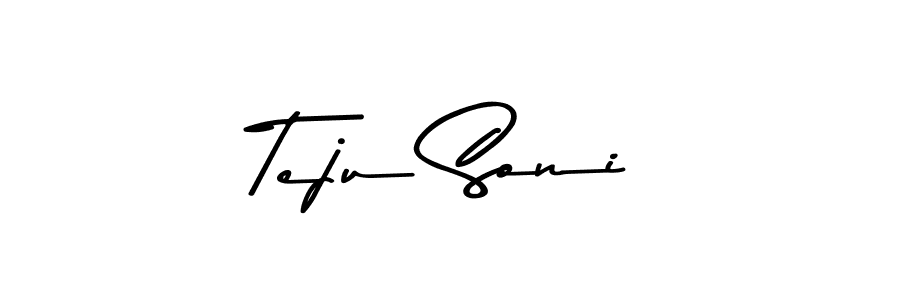 Make a beautiful signature design for name Teju Soni. Use this online signature maker to create a handwritten signature for free. Teju Soni signature style 9 images and pictures png