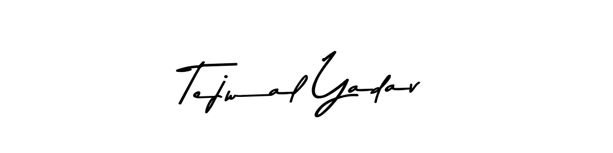 The best way (Asem Kandis PERSONAL USE) to make a short signature is to pick only two or three words in your name. The name Tejwal Yadav include a total of six letters. For converting this name. Tejwal Yadav signature style 9 images and pictures png