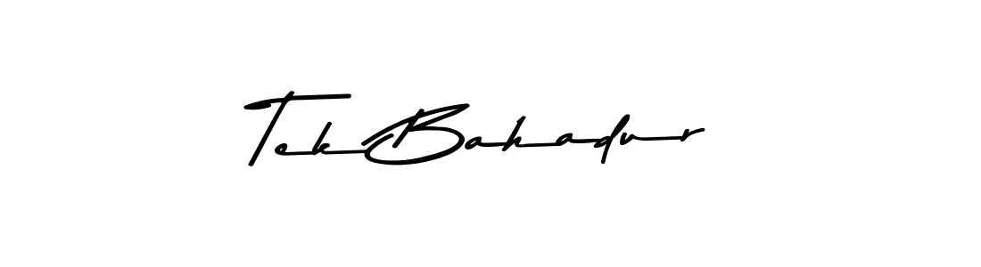 The best way (Asem Kandis PERSONAL USE) to make a short signature is to pick only two or three words in your name. The name Tek Bahadur include a total of six letters. For converting this name. Tek Bahadur signature style 9 images and pictures png