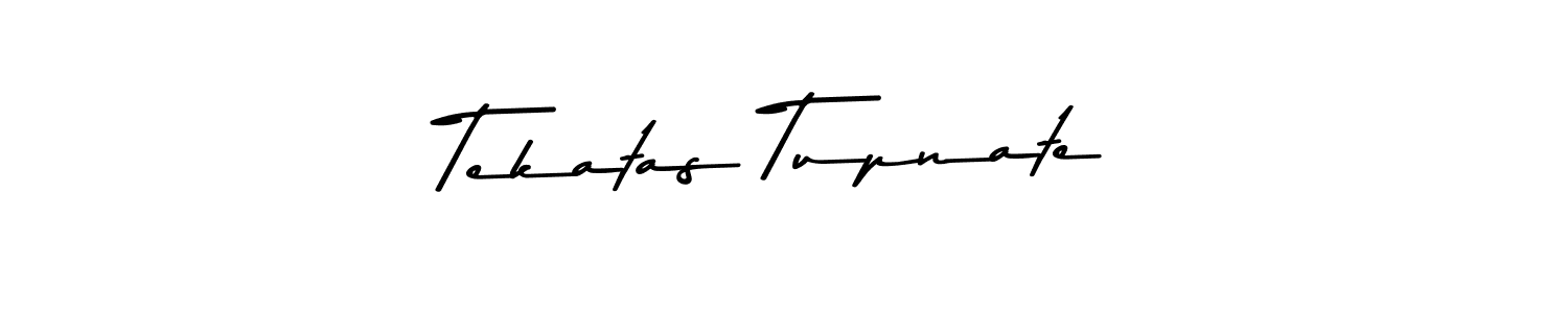 Create a beautiful signature design for name Tekatas Tupnate. With this signature (Asem Kandis PERSONAL USE) fonts, you can make a handwritten signature for free. Tekatas Tupnate signature style 9 images and pictures png