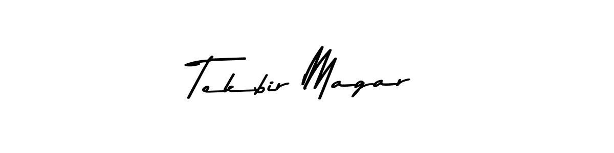 Tekbir Magar stylish signature style. Best Handwritten Sign (Asem Kandis PERSONAL USE) for my name. Handwritten Signature Collection Ideas for my name Tekbir Magar. Tekbir Magar signature style 9 images and pictures png