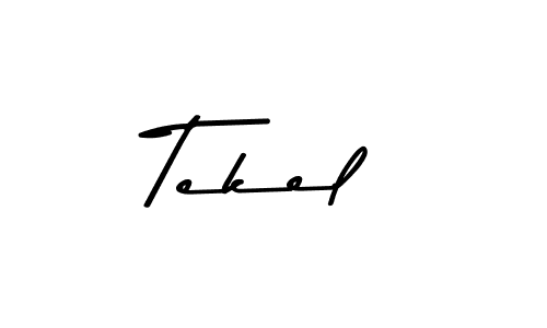 You can use this online signature creator to create a handwritten signature for the name Tekel. This is the best online autograph maker. Tekel signature style 9 images and pictures png