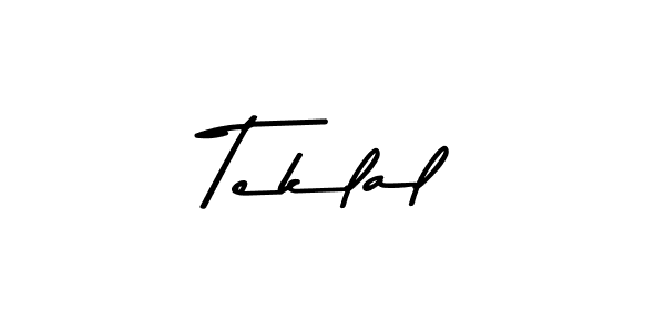 How to Draw Teklal signature style? Asem Kandis PERSONAL USE is a latest design signature styles for name Teklal. Teklal signature style 9 images and pictures png