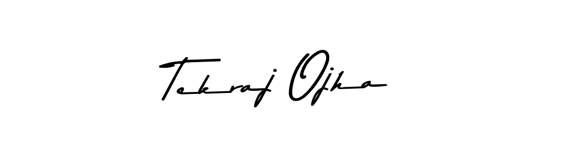 if you are searching for the best signature style for your name Tekraj Ojha. so please give up your signature search. here we have designed multiple signature styles  using Asem Kandis PERSONAL USE. Tekraj Ojha signature style 9 images and pictures png