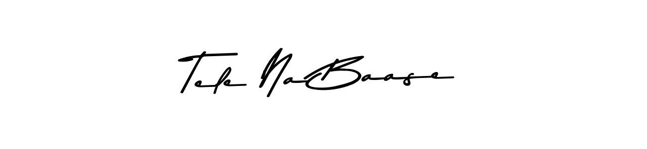 How to make Tele Na Baase signature? Asem Kandis PERSONAL USE is a professional autograph style. Create handwritten signature for Tele Na Baase name. Tele Na Baase signature style 9 images and pictures png