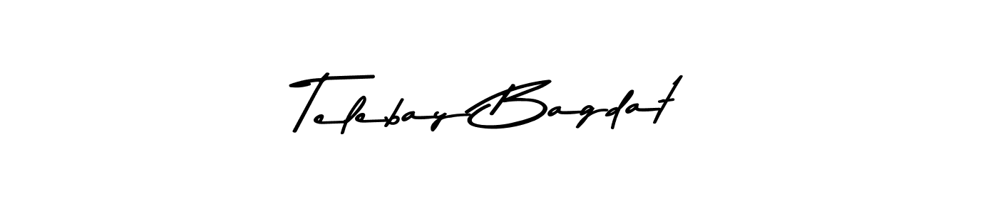 How to make Telebay Bagdat signature? Asem Kandis PERSONAL USE is a professional autograph style. Create handwritten signature for Telebay Bagdat name. Telebay Bagdat signature style 9 images and pictures png