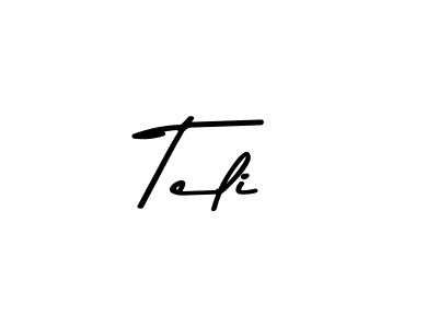 Also You can easily find your signature by using the search form. We will create Teli name handwritten signature images for you free of cost using Asem Kandis PERSONAL USE sign style. Teli signature style 9 images and pictures png
