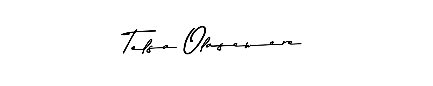 Similarly Asem Kandis PERSONAL USE is the best handwritten signature design. Signature creator online .You can use it as an online autograph creator for name Telsa Olasewere. Telsa Olasewere signature style 9 images and pictures png