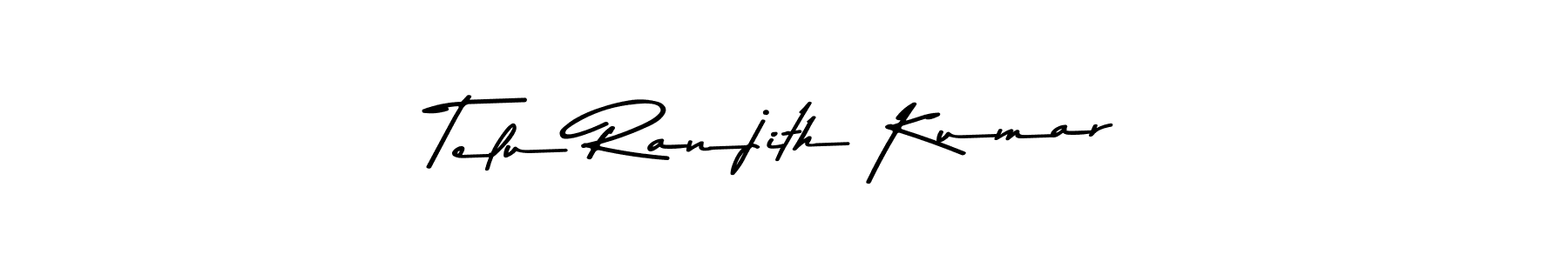 Make a beautiful signature design for name Telu Ranjith Kumar. Use this online signature maker to create a handwritten signature for free. Telu Ranjith Kumar signature style 9 images and pictures png