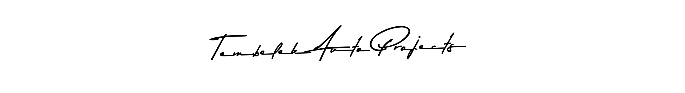 Asem Kandis PERSONAL USE is a professional signature style that is perfect for those who want to add a touch of class to their signature. It is also a great choice for those who want to make their signature more unique. Get Tembelek Auto Projects name to fancy signature for free. Tembelek Auto Projects signature style 9 images and pictures png