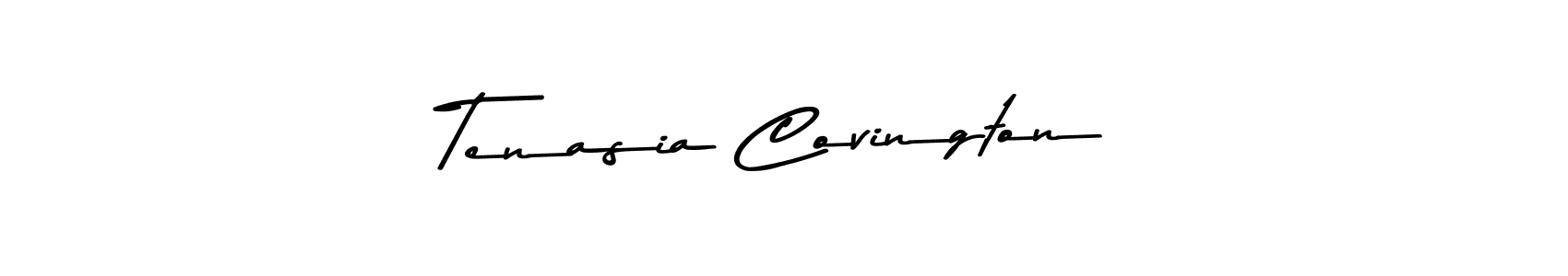 How to make Tenasia Covington signature? Asem Kandis PERSONAL USE is a professional autograph style. Create handwritten signature for Tenasia Covington name. Tenasia Covington signature style 9 images and pictures png