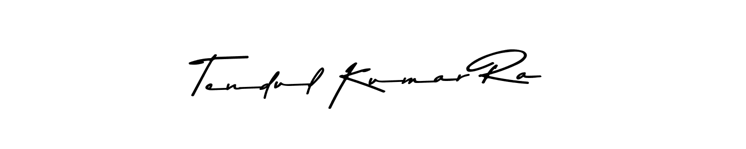 This is the best signature style for the Tendul Kumar Ra name. Also you like these signature font (Asem Kandis PERSONAL USE). Mix name signature. Tendul Kumar Ra signature style 9 images and pictures png