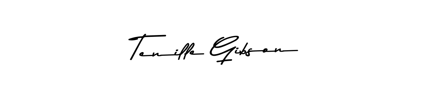 Tenille Gibson stylish signature style. Best Handwritten Sign (Asem Kandis PERSONAL USE) for my name. Handwritten Signature Collection Ideas for my name Tenille Gibson. Tenille Gibson signature style 9 images and pictures png