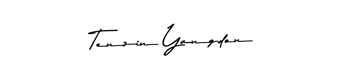 The best way (Asem Kandis PERSONAL USE) to make a short signature is to pick only two or three words in your name. The name Tenzin Yangdon include a total of six letters. For converting this name. Tenzin Yangdon signature style 9 images and pictures png