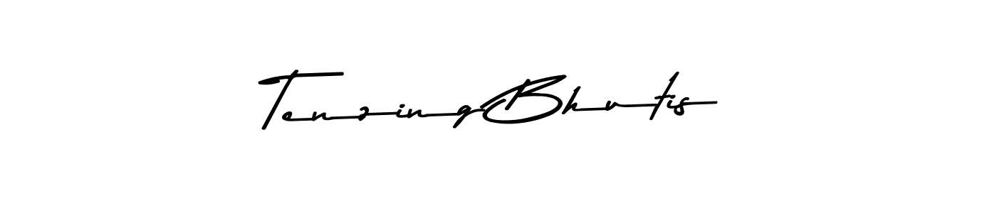 The best way (Asem Kandis PERSONAL USE) to make a short signature is to pick only two or three words in your name. The name Tenzing Bhutis include a total of six letters. For converting this name. Tenzing Bhutis signature style 9 images and pictures png