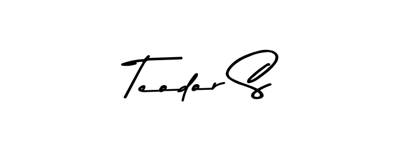 It looks lik you need a new signature style for name Teodor S. Design unique handwritten (Asem Kandis PERSONAL USE) signature with our free signature maker in just a few clicks. Teodor S signature style 9 images and pictures png
